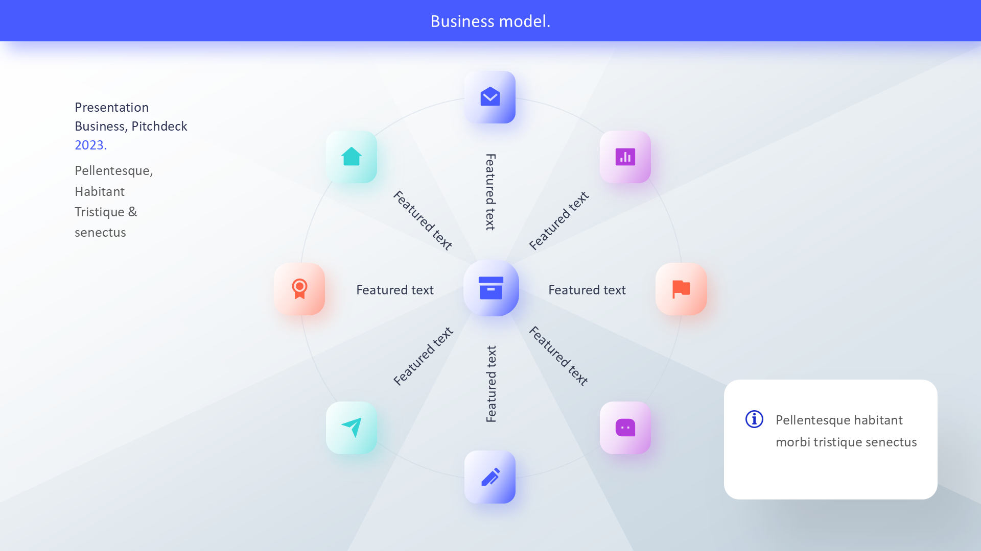 Business Model & Service (light) slide 4